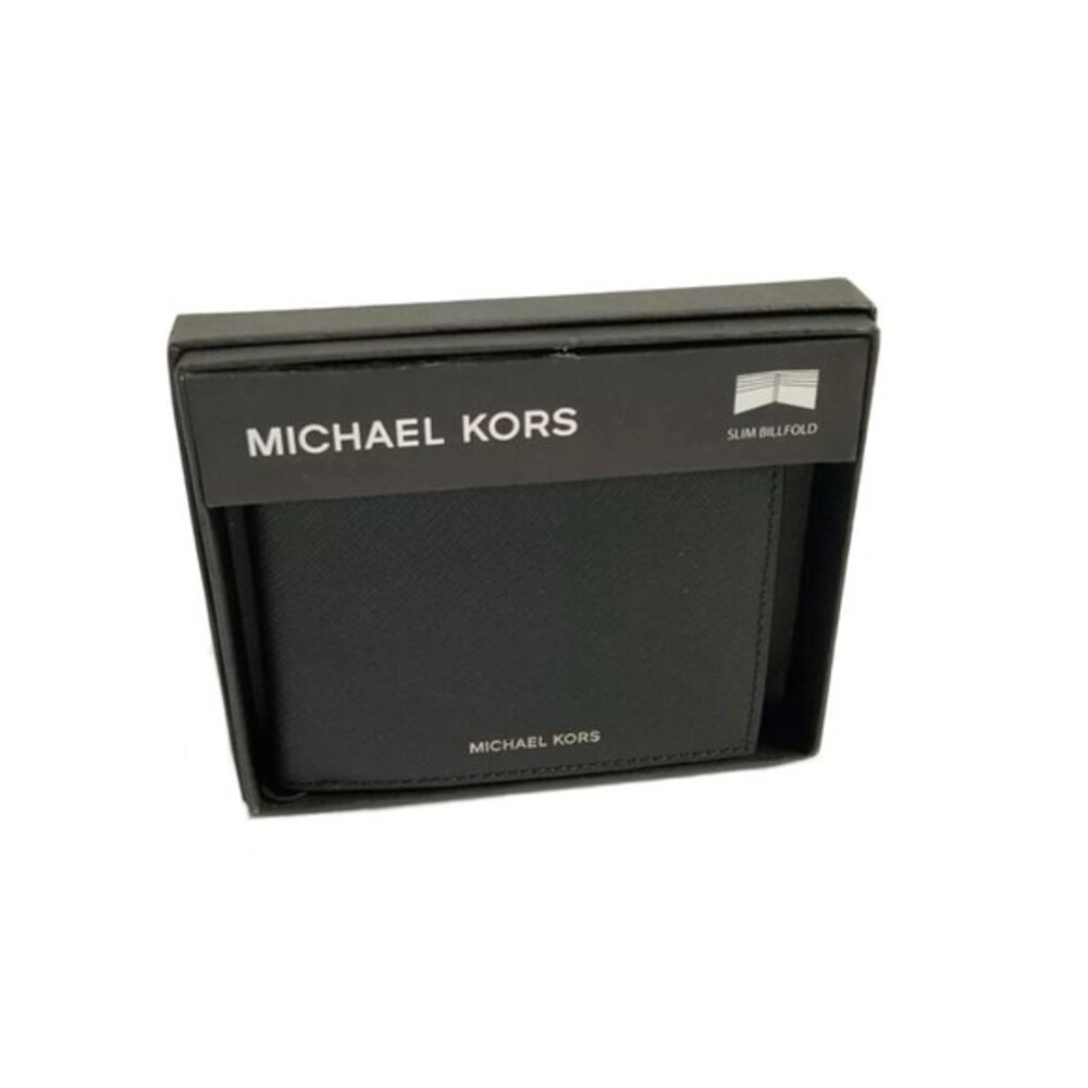 Michael Kors Andy Leather Slim Bifold Wallet